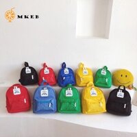 Ba lô MKEB Doremon, Ba lô cha mẹ siêu nhẹ chống thấm nước, Dây kéo Kích thước nhỏ Polyester Màu kẹo Anime Túi đi học cho bé gái