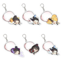 Ba lô móc khóa Acrylic Trang trí của Magic Master Lan Wangji Wei Wuxian Tiểu thuyết ngoại vi