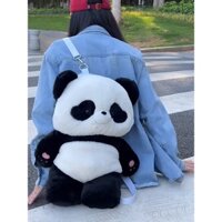 Ba Lô Nhỏ Hình Gấu Trúc Nhồi Bông Dễ Thương Phong Cách Nhật Bản Thích Hợp Làm Quà Tặng Sinh Nhật Cho Bé Gái