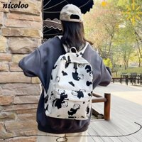 Ba lô NICOLOO, Túi đi học Hello Kitty dung tích lớn, Quà tặng túi sách siêu nhẹ dễ thương