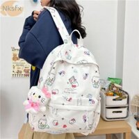 Ba lô NKSFX, Túi đi học Hello Kitty Sweet, Túi du lịch sức chứa lớn hoạt hình Kawaii