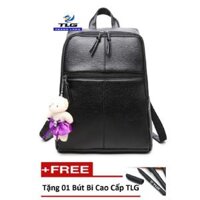 Ba Lô Nữ Da Đồ Da Thành Long TLG 205980 Đen Tặng 01 Bút Bi Cao Cấp TLG