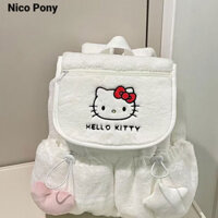Ba lô nữ Nico Pony Yugui chó sức chứa lớn túi đồ chơi sang trọng lật dễ thương