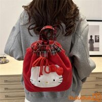 Ba lô nữ Sanrio Hello Kitty Ba lô thông thường dễ thương Túi hàng ngày dung tích lớn