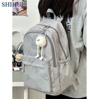 Ba lô nữ SHIHUI In hình con bướm thời trang kèm cặp học sinh dễ thương