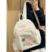 Ba lô nữ tính ngọt ngào phong cách rừng cây Cặp đi học mini dễ thương Thời Trang Cho