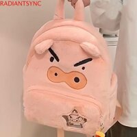 Ba lô RADIANTSYNC Crayon Shin-chan, Túi đi học Hello Buriburizaemon dung tích lớn Shinnosuke, Túi hình heo nhồi bông sáng tạo mềm mại đáng yêu ngoài trời