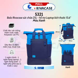Ba lô Rivacase 5321 15.6 inch