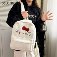 Ba lô sang trọng DSLONG Sanrio, Ba lô đi học sức chứa lớn Hello Kitty, Túi đi học hoạt hình My Melody dễ thương Kuromi Cinnamoroll