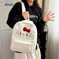 Ba lô sang trọng WANDJ Sanrio, Ba lô đi học hoạt hình Kuromi, Túi đi học Hello Kitty My Melody Cinnamoroll dung tích lớn