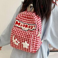 Ba lô SIRENXI, Túi đi học sức chứa lớn Hello Kitty, Túi đựng Laptop hoạt hình Nylon Kawaii dành cho học sinh