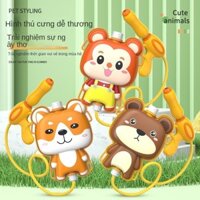Ba lô súng nước đồ chơi trẻ em phun nước dung tích lớn nước chiến đấu kéo ra nước bắn tung tóe lễ hội súng nước đồ chơi bãi biển