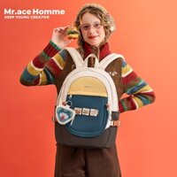 Ba lô thẩm mỹ Mr.ace Homme Túi đi học chính hãng dành cho học sinh trung học Túi giải trí nam