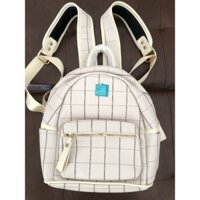 Ba lô trắng sọc ô vuông Pass đồ New/Old