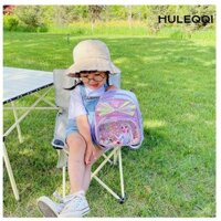 Ba lô trẻ em HULEQI, Túi du lịch Frozen Elsa bằng da PU, Ba lô đông lạnh công chúa Anna siêu nhẹ hợp thời trang