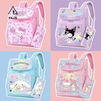 Ba lô trẻ em SKJK, Túi đi học Cinnamoroll My Melody, Phim hoạt hình Kuromi trẻ em có hộp đựng bút chì Túi sách Anime cho bé gái
