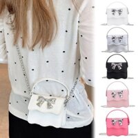 Ba Lô Trẻ Em Thắt Nơ Bé Gái Dây Xích Túi Đeo Ngang Cha Mẹ-Con Đơn Giản Chắc Chắn Túi Xách Túi Xách Y9r0