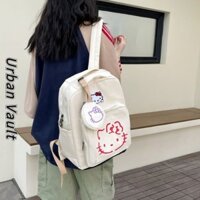 Ba lô vải in hình mèo con dễ thương Urban Vault