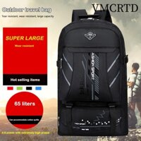 Ba lô VMCRTD, Túi du lịch vải 65L, Ba lô hành lý chống mài mòn in công suất lớn nóng bỏng Người phụ nữ