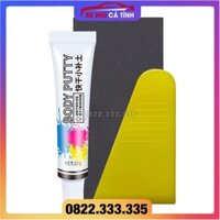Bả matit vết trầy xước xe ô tô HAOSHUN 10gr, bột trét matit ô tô đầy đủ dụng cụ bả nhanh khô bền đẹp hiệu quả