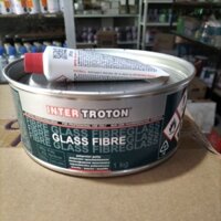 Bả mattit sợi thủy tinh, bột trét chống rỉ (1kg + tuýp cứng đi kèm)