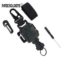 Ba Người Lính Ngoài Trời Đa Năng Có Thể Thu Vào Khóa Chống Mất Chống Trộm Phong Cách Chiến Thuật Nylon Nhựa Thép Móc Khóa Phim Chụp Ảnh