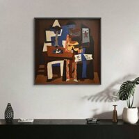 "Ba Nhạc Sĩ" Picasso Trừu Tượng Kiệt Tác Nghệ Thuật Tranh Trang Trí Phòng Khách Bố Trí Phòng Ngủ Treo Tranh Treo Tường Poster Nghệ Thuật Vẽ Nền Treo Tường Tranh Treo Tường