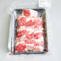 BA RỌI BÒ MỸ BÀO CUỘN ĐÔNG LẠNH KHAY 350GRAM - SHORT PLATE