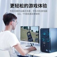 Ba Tai Nghe Máy Tính Green Union Đầu Nối Dây Microphone 2 Trong 1 Chuyển Đổi Điện Thoại Di Động