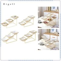 Ba Tầng Phục Vụ Đứng Món Tráng Miệng Máy Chủ Hiển Thị Bộ Cốc Bánh Đứng 3 Tầng Khay Phục Vụ Phục Vụ Đĩa