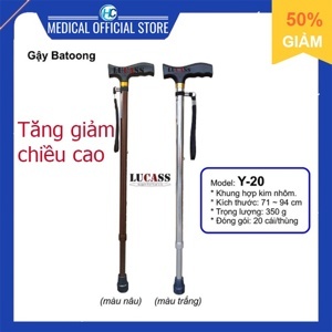 Ba toong gậy chống 1 chân Lucass Y-20