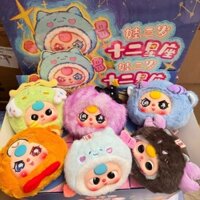 Ba Tuổi Mèo May Mắn Dây Kéo Sang Trọng Series Mười Hai Cung Hoàng Đạo Hợp Thời Trang Mặt Dây Chuyền Dễ Thương Quà Tặng Q Kho Báu Sang Trọng Mù Hộp HY