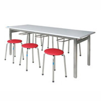 BA01IL-16  bàn ăn chân inox ,mặt gỗ laminate