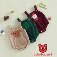 Bab-baby Girls Boys Giáng Sinh Không Tay Ông Già Noel / Cây / Nai Sừng Tấm Body