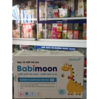 Babi Moon - Gạc rơ lưỡi trẻ em thảo dược (Hộp 30 gói)