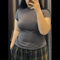 [BABIBEARBIGSZ] [LÓT LÔNG] ÁO TAY HẾN CỔ LỌ BIGSIZE 60-90KG