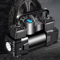 [Babilong.vn] Máy bơm lốp ô tô 12V 150PSI Xi lanh kép Máy bơm không khí điện ô tô Máy nén khí Mini