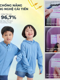 （Baby） [20H 14-17.8 VOUCHER TỚI 400K] Áo chống nắng unisex trẻ em CANIFA có mũ, kéo khoá, túi 2 bên