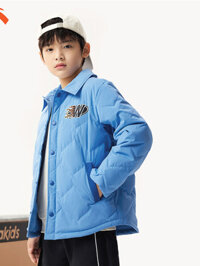 （Baby） Áo khoác lông vũ bé trai size 130-170 Anta Kids W352348625 có mũ họa tiết Wild Player