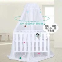 Baby Bed Crypto Mosquito Net Với Holder Rod Ring Tầng Giường trẻ em nối đa năng Cover Phụ kiện bb