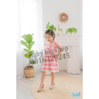 Baby Big shop [] Váy cotton kẻ - kẻ 7 màu Haki