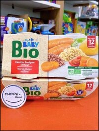 Baby Bio bulgur và thịt bò cà rốt, khoai tây 12m+ (2 x 200g)