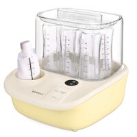 Baby Bottle Warmer Bottle Steam Sterilizer & Dryer, BAMMAX 6-in-1 Electric Baby Food Heater 6 Bottle Milk Defrost Warmer for Breastmilk & Formula w...