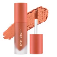 Baby Bright Son Kem Và Má Hồng Baby Bright Lip Cheek Velvet Cherry Blossom 2.4g .#01 Yuzu Tea