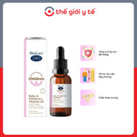 Baby & Children Vitamin D3 - Biocare hỗ trợ nhu cầu tăng trưởng và khả năng miễn dịch của trẻ