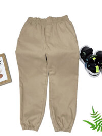 {Baby clothes} Quần Jogger Kaki cho bé trai bé gái ; chất kaki tàu co giãn dáng basic dễ phối đồ (