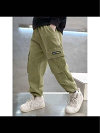 {Baby clothes} Quần trẻ em; Quần Dài Trẻ em Jogger Túi Hộp Chất Gió co giãn xịn Mềm mại; siêu đẹp d