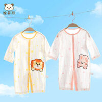 Baby clothes, summer thin newborns, boys, boys, boys, onesies, air-conditioned clothes, Hayi, spring and autumn clothes,