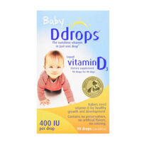 Baby Ddrops Vitamin D3 Cho Trẻ Sơ Sinh 90 Giọt Của Mỹ