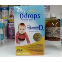 Baby drops Vitamin D3 cho trẻ sơ sinh 90 giọt của Mỹ